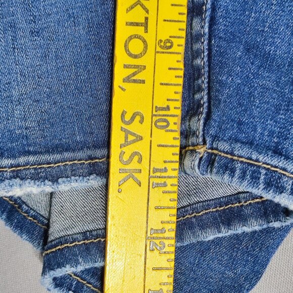 Silver Jeans Bermuda shorts women's size 34 denim blue colour Elyse straight - Picture 12 of 13